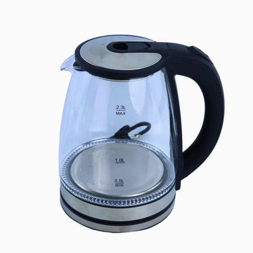 2.3L Glass Electric Kettle with Auto Shut-Off & Boil-Dry Protection – Fast Boiling Cordless Tea & Water Kettle for Hotels, Offices & Home