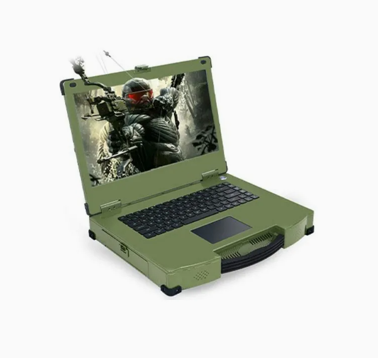 15.6-Inch Rugged Industrial Laptop – Sunlight Readable Portable Notebook with Military-Grade Durability for Field Operations