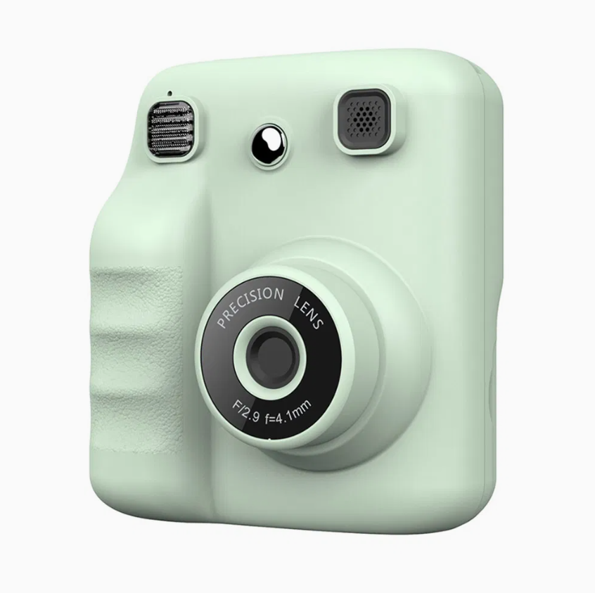 2.4-Inch IPS Instant Print Digital Camera with HD Photo & Video Recording, 32GB Memory Card, Card Reader & Rechargeable Battery