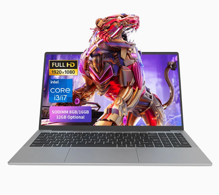 15.6-Inch Full HD Laptop – Intel Core i3/i7 Notebook PC with Privacy Camera Switch, Expandable RAM & SSD Storage