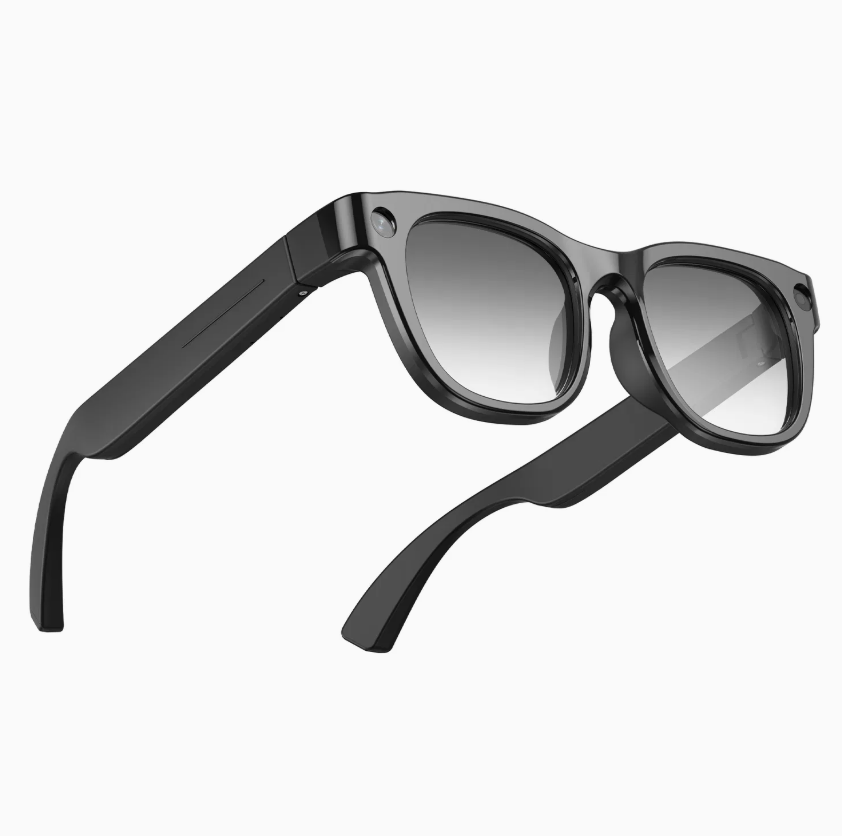 AI Smart Glasses with 13MP Sony Camera, Electronic Image Stabilization, Bluetooth Audio, Microphone & HD Video Recording